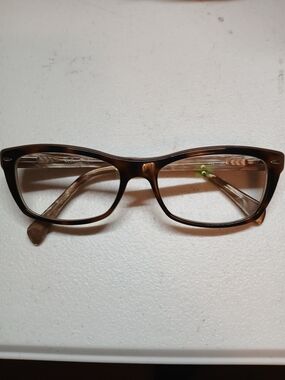 Ray-Ban Brown Rectangular Women's Glasses